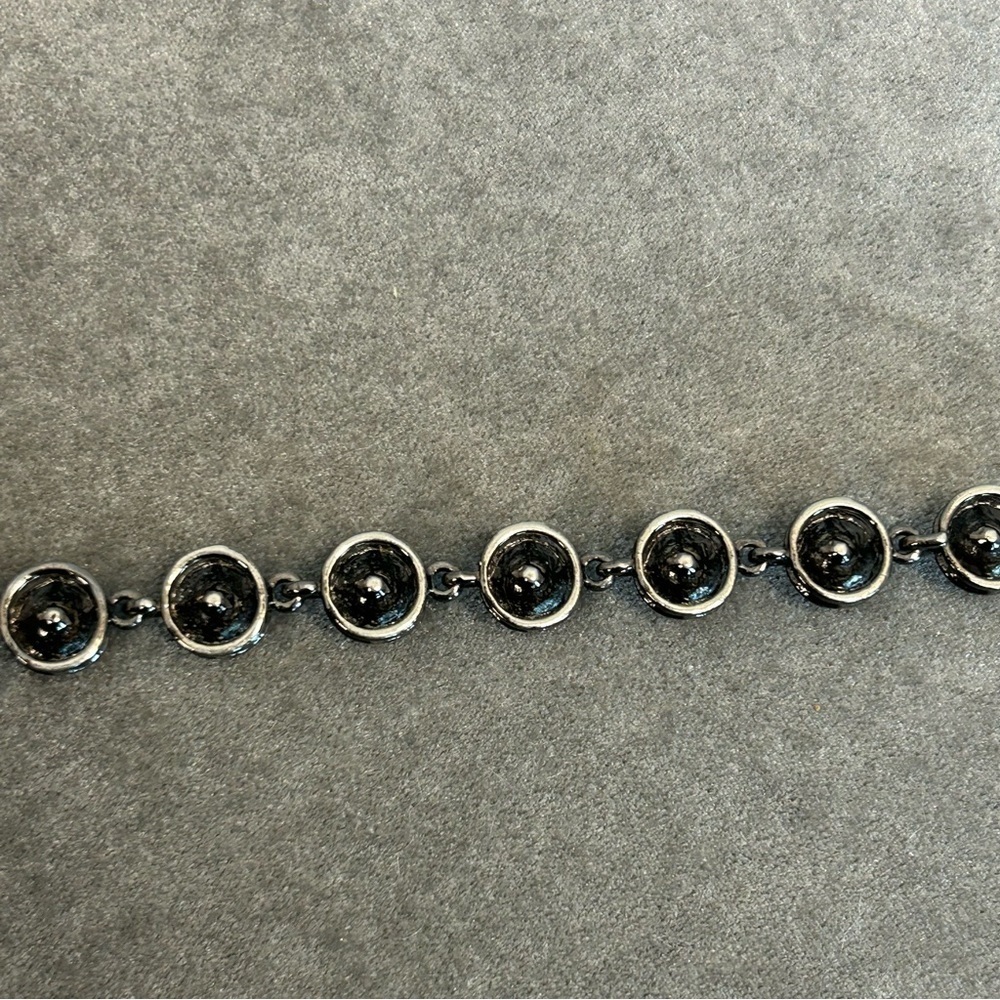 Pink Crystal rhinestone bracelet - Picture 4 of 7